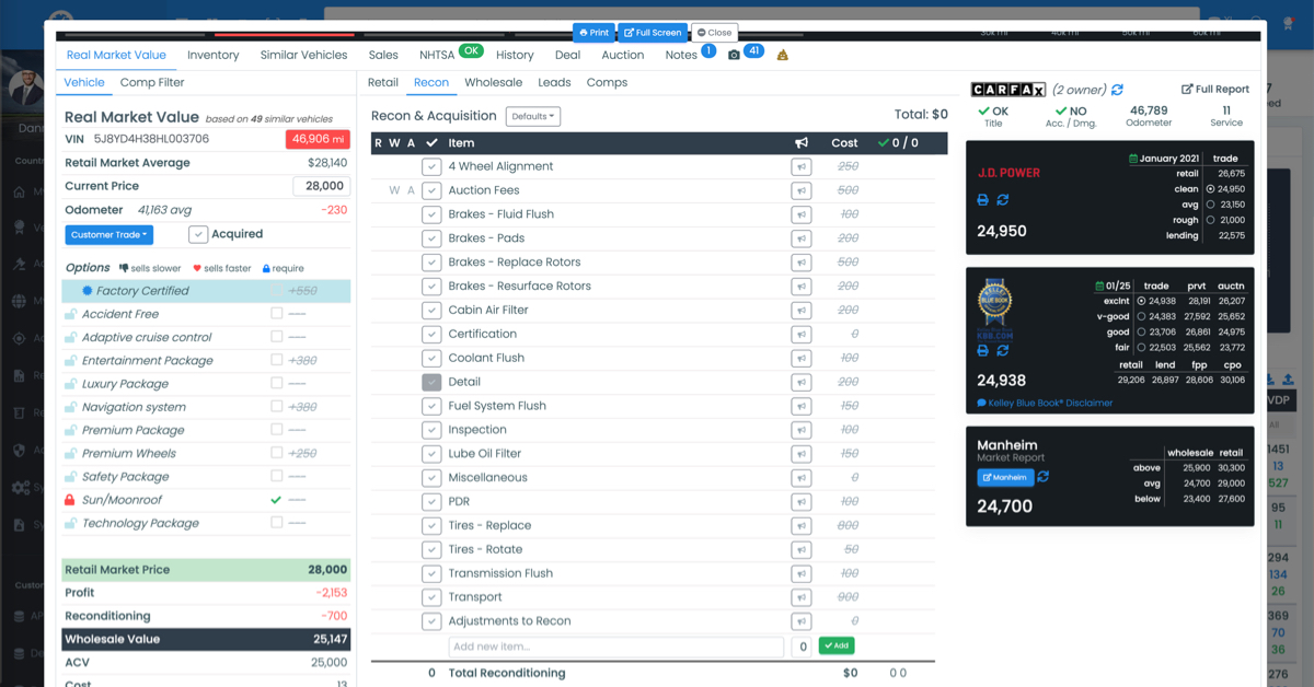 VINCUE™ Inventory Management for Independent & Franchise Dealerships